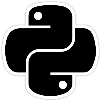 Python (Black) Sticker