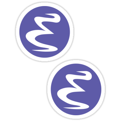 Emacs ×2 Sticker