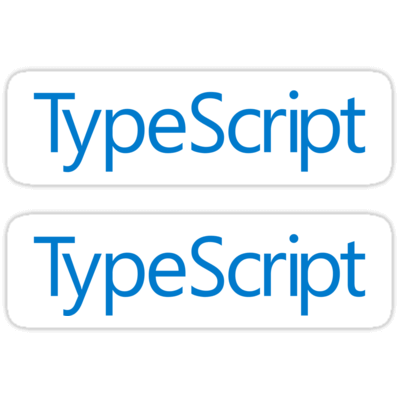 TypeScript ×2 Sticker