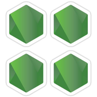 JS Hexagon ×4 Sticker