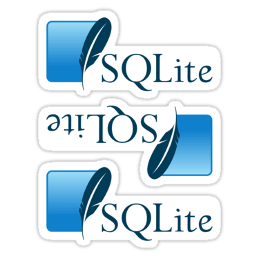 SQLite ×3 Sticker