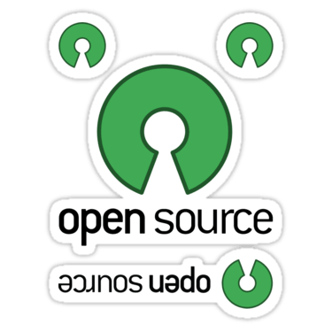 Open Source ×4 Sticker