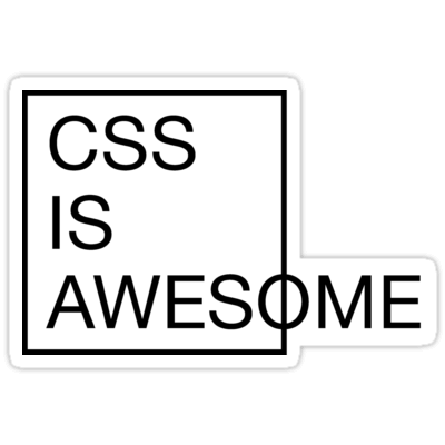 CSS Is Awesome Sticker