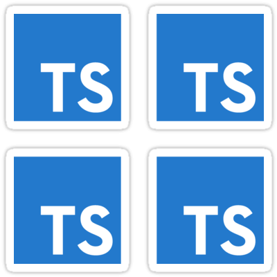 TypeScript ×4 Sticker