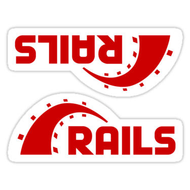 Ruby on Rails ×2 Sticker