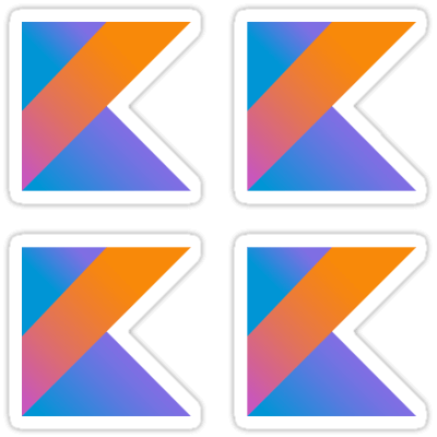 Kotlin ×4 Sticker
