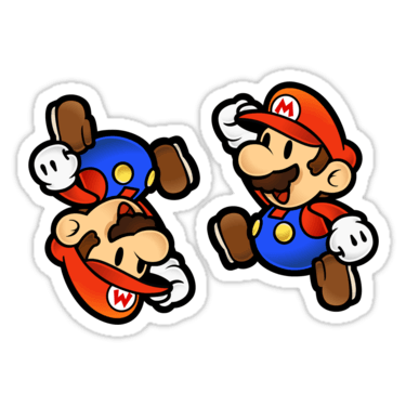 Super Mario ×2 Sticker