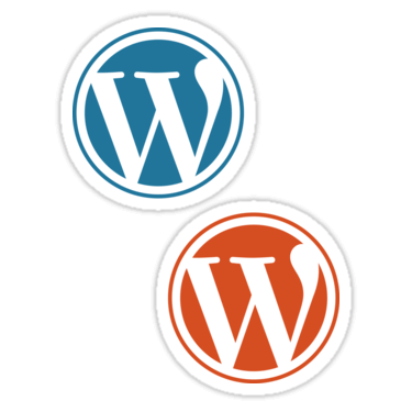 WordPress ×2 Sticker