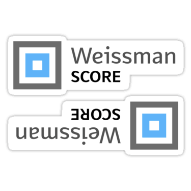 Weissman Score ×2 Sticker