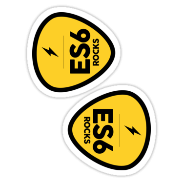 ES6 Rocks ×2 Sticker