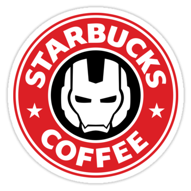 Ironman Coffee Sticker