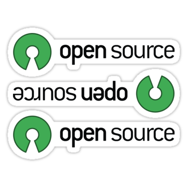 Open Source ×3 Sticker