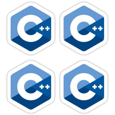 C++ ×4 Sticker