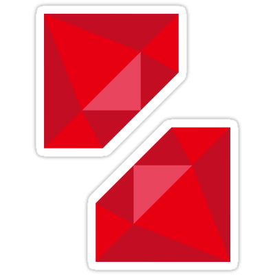 Ruby ×2 Sticker