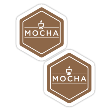 Mocha ×2 Sticker