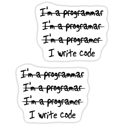 I write code ×2 Sticker