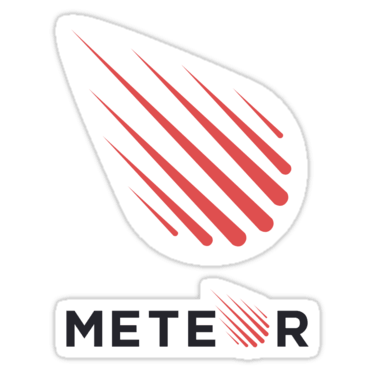 Meteor ×2 Sticker