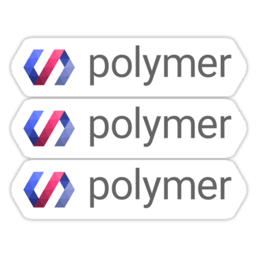 Polymer ×3 Sticker