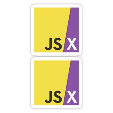 JSX ×2 Sticker