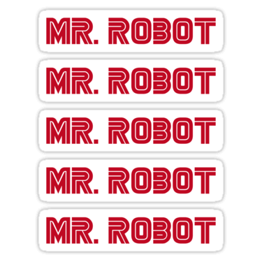 Mr. Robot ×5 Sticker