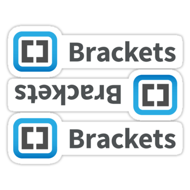 Brackets ×3 Sticker