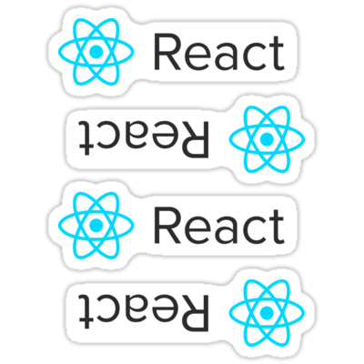 React.js ×4 Sticker