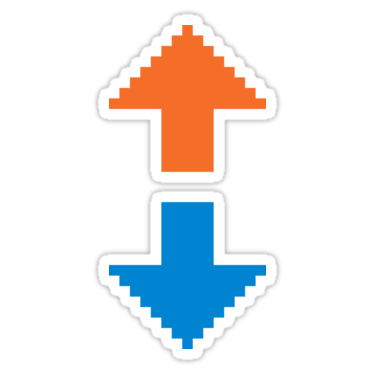 Reddit Upvote Downvote Sticker