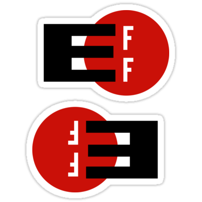 EFF ×2 Sticker