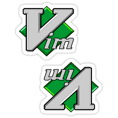 Vim ×2 Sticker
