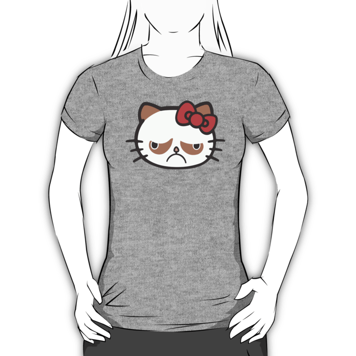 Hell No Kitty / Grumpy Cat T-shirt