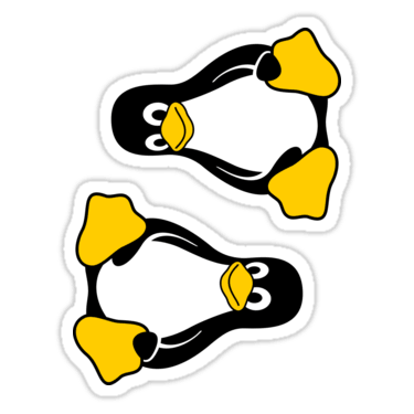 Linux Tux ×2 Sticker