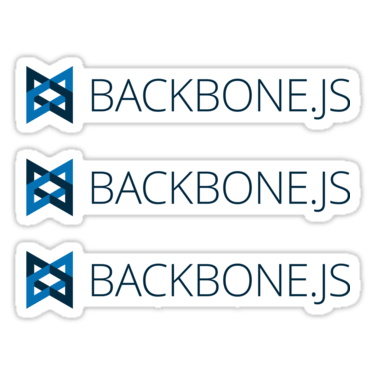 Backbone.js ×3 Sticker