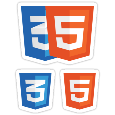 HTML5 + CSS3 ×3 Sticker