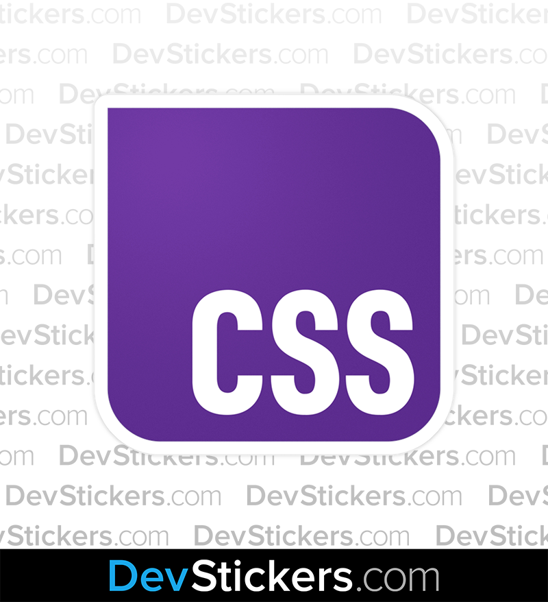 CSS Logo Sticker – DevStickers
