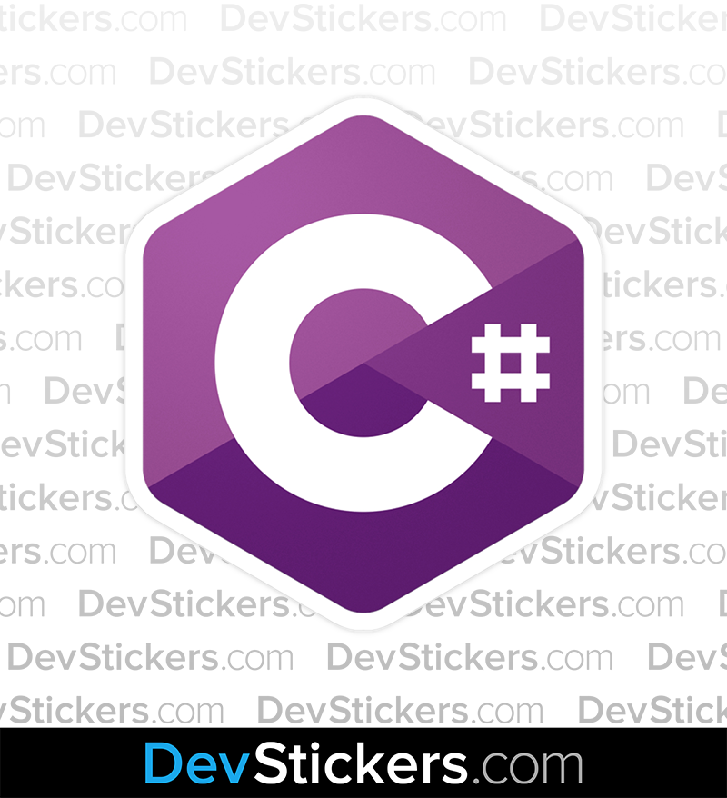C# Sticker – DevStickers