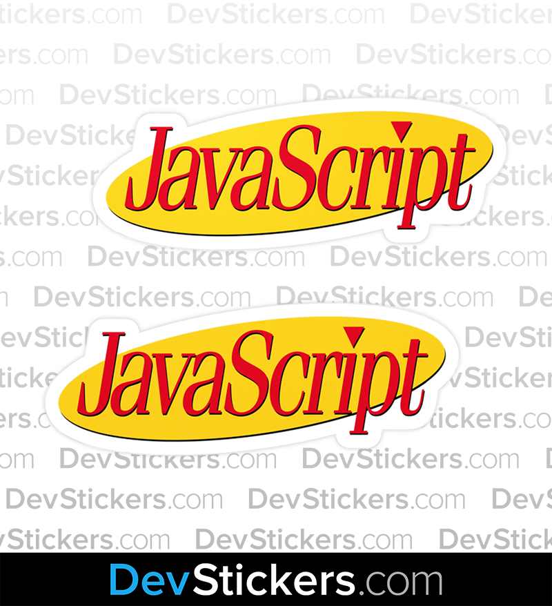 JavaScript (Seinfeld) Sticker – DevStickers