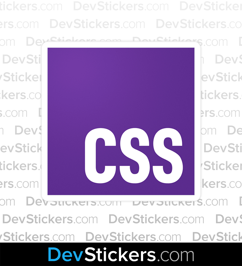 CSS Logo (Square) ×1 – DevStickers